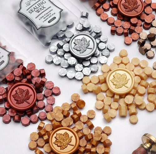 كيس شمع لون فضي