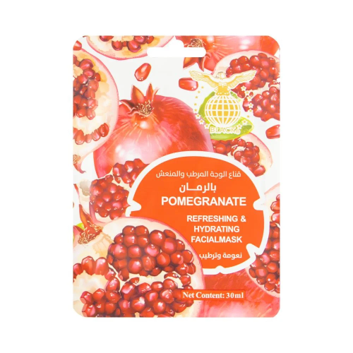 ماسك بلاك قناع الوجة المرطب والمنعش بالرمان - قناع...
