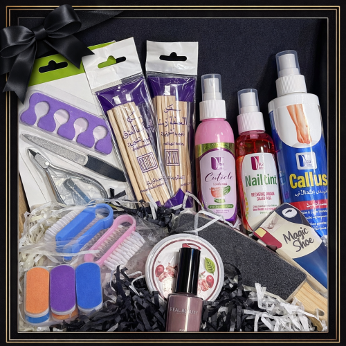 بكج باديكير متكامل 27 قطعة للعناية الكاملة بالأقدا...