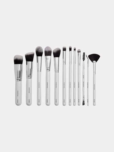 مجموعة فرش المكياج طقم 12 فرشاة للوجه من فانيسا