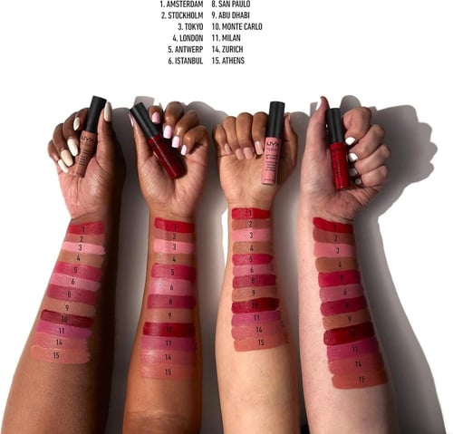 احمر شفاه سائل مطفي من نيكس NYX - 11 MILAN