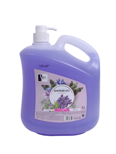 جل استحمام باللافندر من سبا سيستم - 4.2 لتر