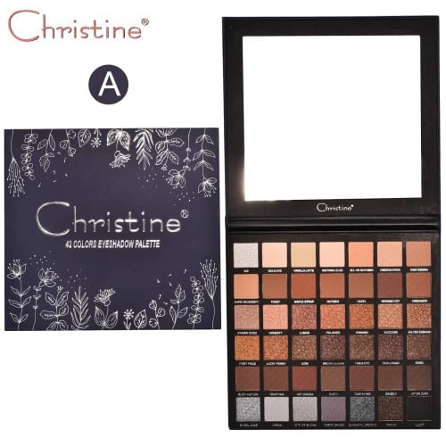 طقم باليت ظل العيون 42 لون A من كرستينChristine CH...