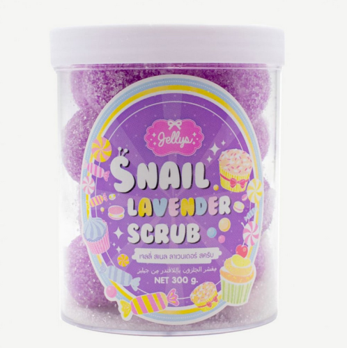 مقشر الحلزون باللافندر من jellys جيليز - 300 غ