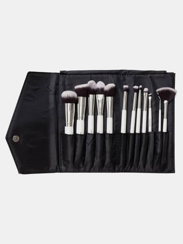 مجموعة فرش المكياج طقم 12 فرشاة للوجه من فانيسا