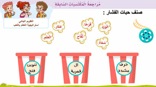 مراجعة المكتسبات السابقة - للصف الثالث الابتدائي