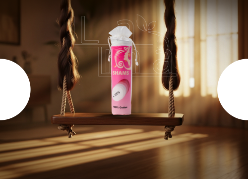 قطع التنظيف القطنية النقية 100 حبه من شمس