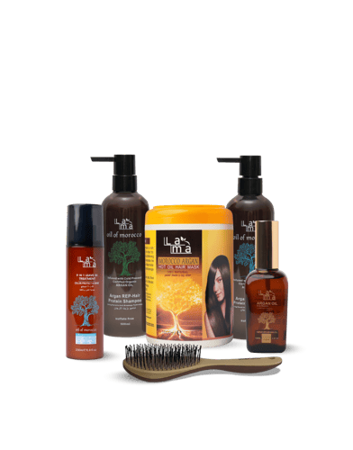 مجموعة الأرغان للعناية بالشعر - كل مايحتاجة شعرك ف...
