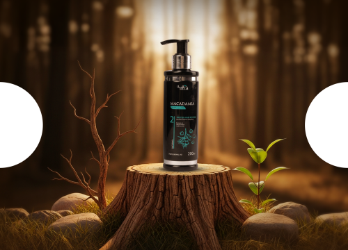 معالج الشعر بالمكاديميا و الأحماض الأمينية و الزيو...