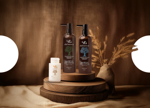 عناية ناعمة مع شامبو و بلسم و مرمم و محسن بزيت الأ...