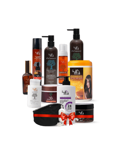 كل خطوات العناية - في مجموعة واحدة ..لشعر ناعم و ص...