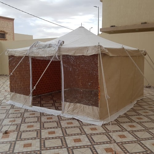 خيمة باكستاني واجهة شفاف