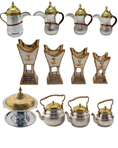 مجموعة نحاسية 12 قطعة