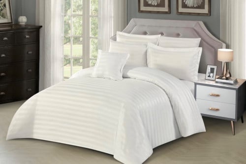 LB طقم فندقي مفرد 5 قطع ابيض