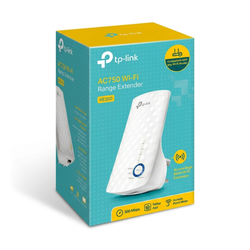 مقوي إشارة وايفاي TP-Link AC750 (RE200) - يدعم ترد...