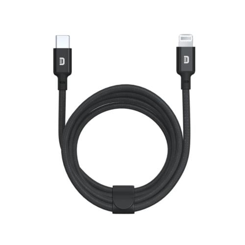 كيبل شحن قماشي Zendure من USB-C إلى Lightning - بط...