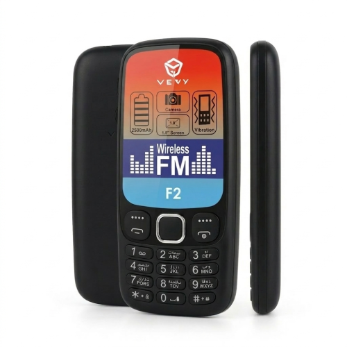 هاتف VEVY F2 العملي - بطارية ضخمة 2500 مللي أمبير،...