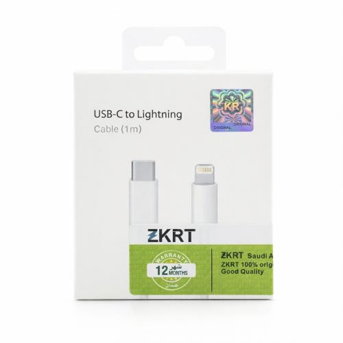 كابل شحن PD سريع من USB-C إلى لايتنينج (1 متر) – ض...