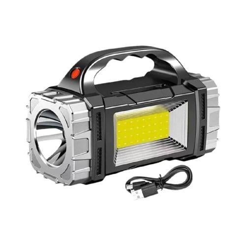 كشاف يدوي LED محمول للطوارئ والرحلات مع إضاءة جانب...