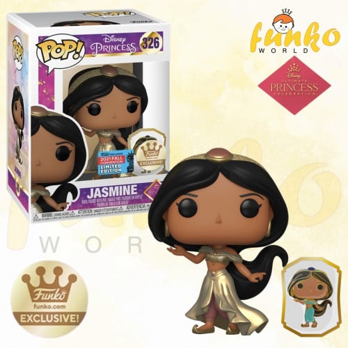 Funko Pop Disney: Ultimate Princess - Jasmine (Gol...