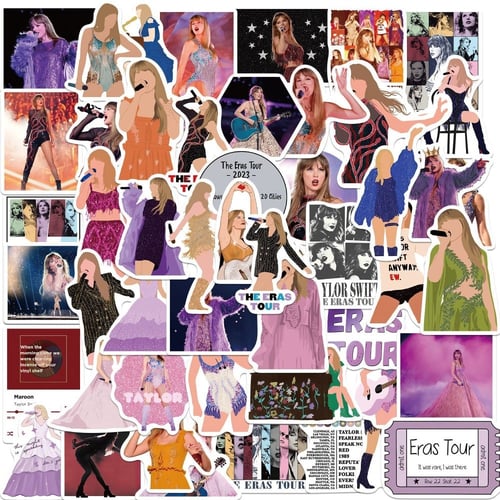 Taylor Swift Stickers - The Eras Tour 50pc