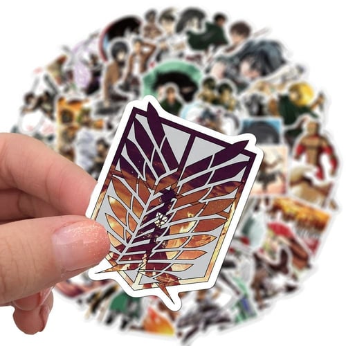 100Pcs Attack On Titan Stickers