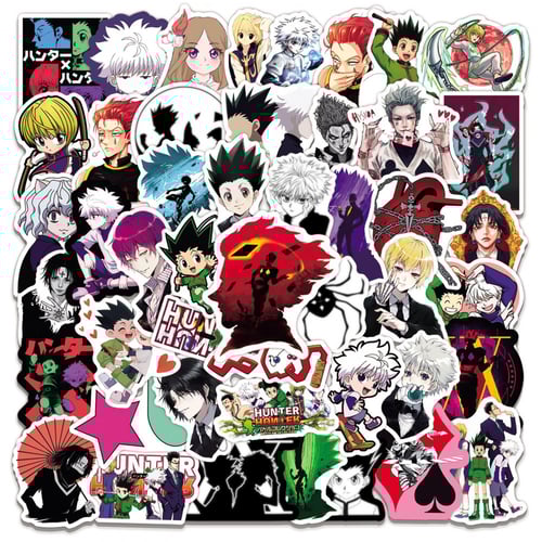 50Pcs HunterX Hunter Cool Anime Cartoon Label Stic...