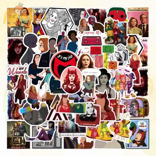 50Pcs Wanda Vision Graffiti Stickers