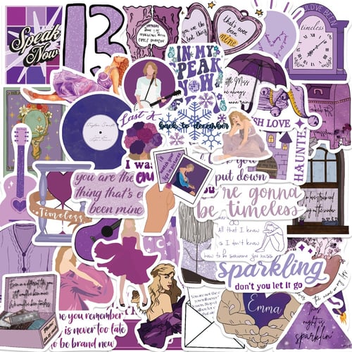Taylor Swift Stickers - 50pc