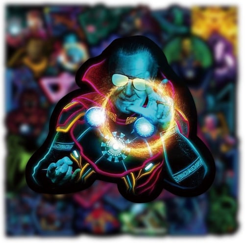 100PCS Neon Marvel The Avengers Stickers