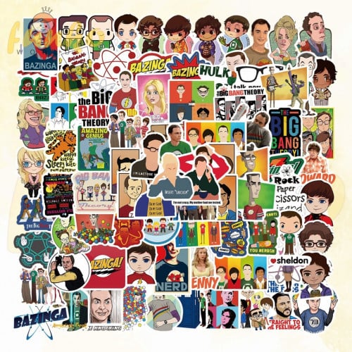 100pcs The Big Bang Theory stickers