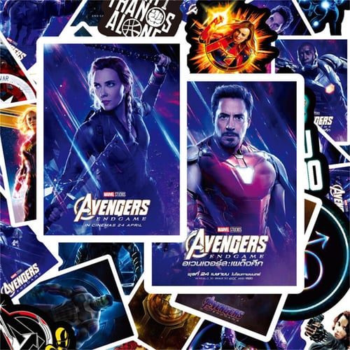 50pcs Marvel Super Hero Graffiti Stickers