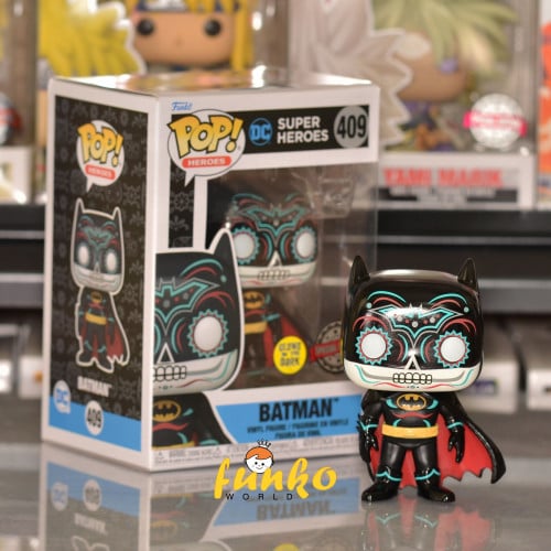 POP Heroes: Dia De Los DC- Batman(GW) (Exc)