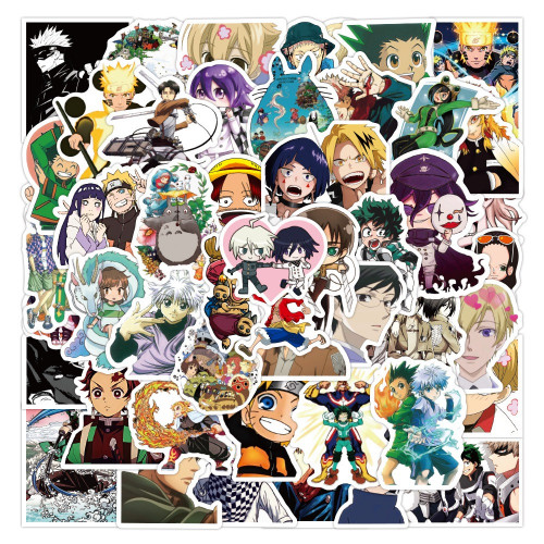 50Pcs New Japan Anime Character Collection Graffit...