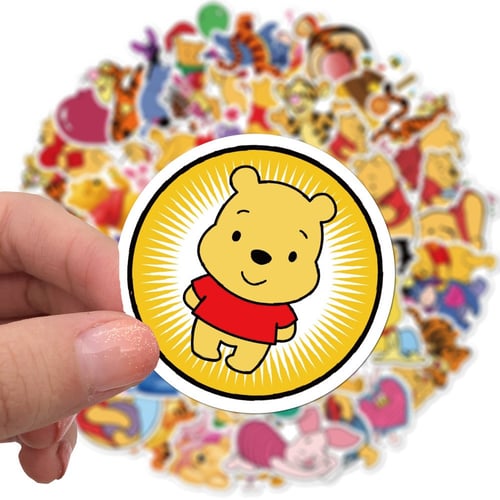 50pcs Winnie The Pooh Graffiti Stickers