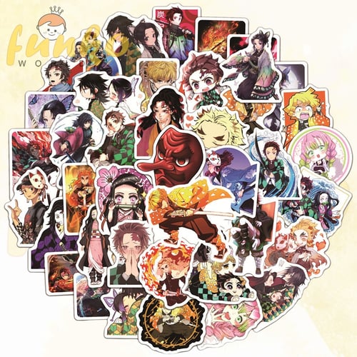 Demon Slayer Graffiti Stickers - 100pc