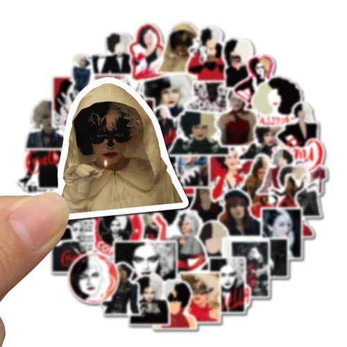 50pcs Cruella de Vil Graffiti Stickers