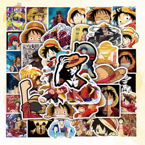 50Pcs anime One Piece Graffiti Stickers