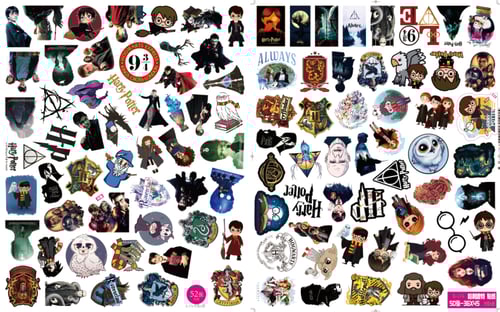 Harry Potter Stickers - 100pc