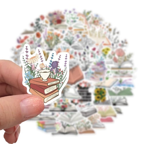 Books Stickers - 50pc