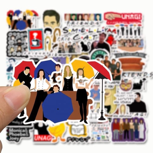 50Pcs Friends Funny Graffiti Sticker