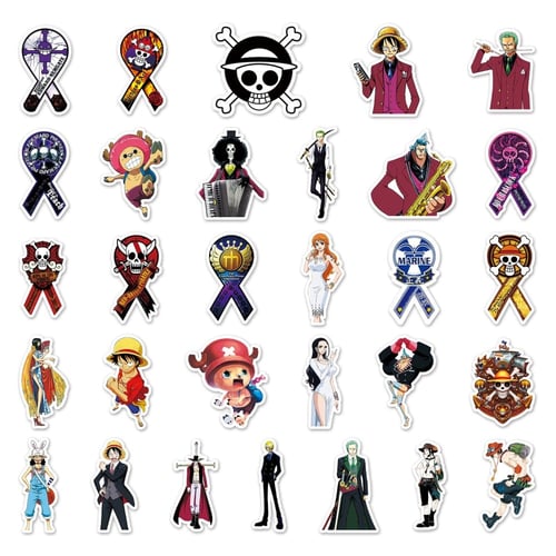 One Piece Stickers - 50pc