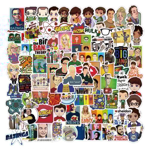 100pcs The Big Bang Theory stickers