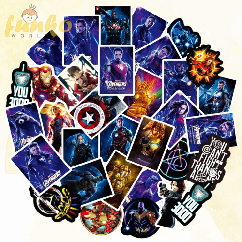50pcs Marvel Super Hero Graffiti Stickers