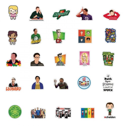 100pcs The Big Bang Theory stickers