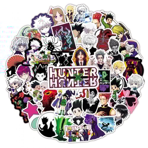 50Pcs HunterX Hunter Cool Anime Cartoon Label Stic...