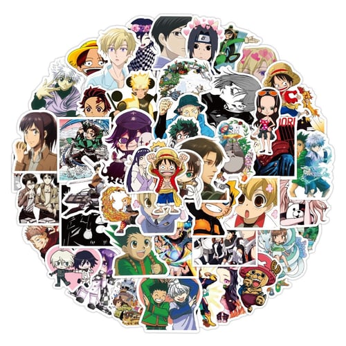 50Pcs New Japan Anime Character Collection Graffit...
