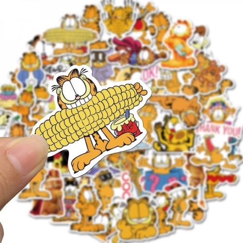 50pcs Garfield Graffiti Stickers