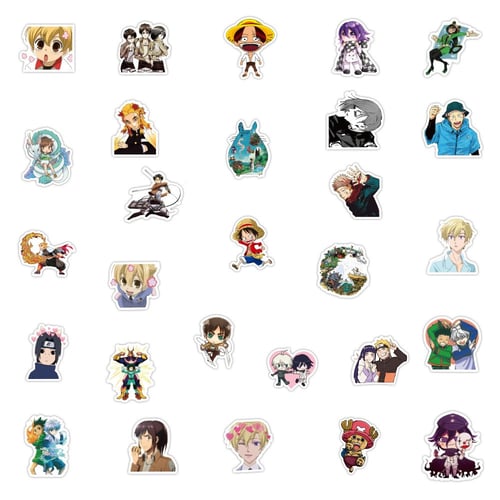 50Pcs New Japan Anime Character Collection Graffit...