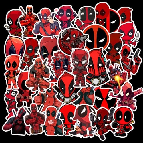 35PCS Deadpool Graffiti Stickers